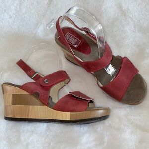 WOLKY Fancy Me Slingback Wedge Sandals